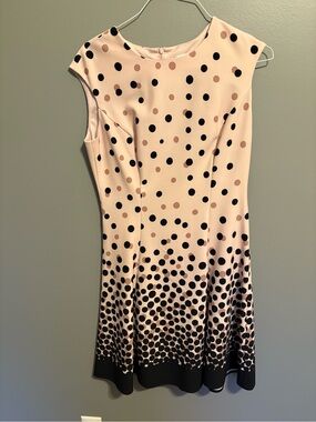 Calvin Klein polka dot dress
